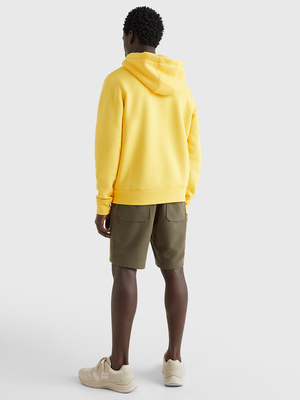 Tommy Hilfiger pánska žltá mikina Logo Hoody - M (ZFM)