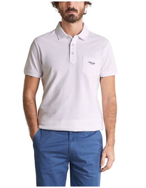 Salsa Jeans pánske biele polo tričko - XL (0001)