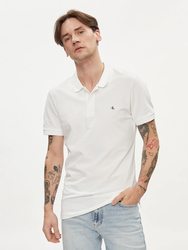 Calvin Klein pánske biele polo tričko - L (YAF)