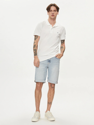 Calvin Klein pánske biele polo tričko - L (YAF)
