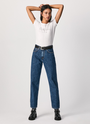 Pepe Jeans dámske biele tričko BEATRICE - XS (802)