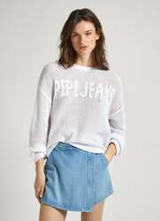 Pepe Jeans dásmy biely sveter GISELE  - XS (808)