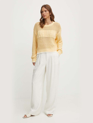 Pepe Jeans dámsky žltý sveter ISABELLA - XS (37)