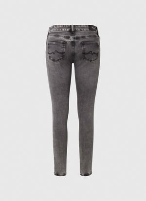 Pepe Jeans dámske šedé džínsy Pixie - 27/30 (000)