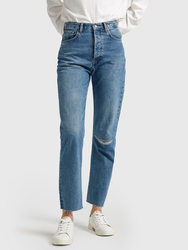 Pepe Jeans dámske modré džínsy Celyn - 25/28 (0)