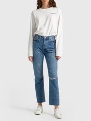 Pepe Jeans dámske modré džínsy Celyn - 25/28 (0)