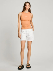 Pepe Jeans dámske oranžové tielko - XS (133)