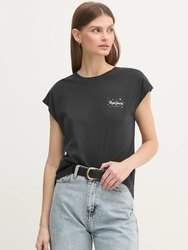 Pepe Jeans dámske čierne tričko LORENA - L (999)