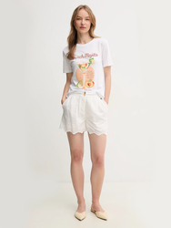 Pepe Jeans dámske biele šortky Douce - XS (808)