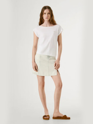 Pepe Jeans dámske biele tričko Alice - XS (800)
