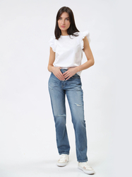 Pepe Jeans dámske biele tričko - L (800)