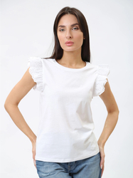 Pepe Jeans dámske biele tričko - L (800)