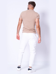 Pepe Jeans pánske béžové tričko - M (856)
