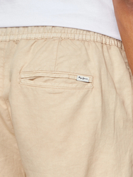 Pepe Jeans pánske béžové ľanové šortky - 30 (804)