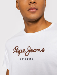 Pepe Jeans pánske biele tričko - L (800)