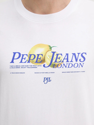 Pepe Jeans pánske biele tričko Tin - S (800)