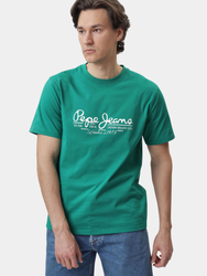 Pepe Jeans pánske zelené tričko Dumas - S (653)