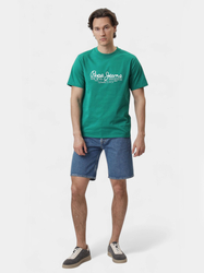 Pepe Jeans pánske zelené tričko Dumas - S (653)