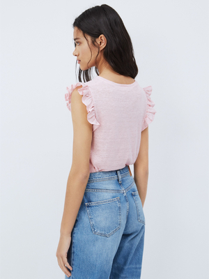 Pepe Jeans dámske ružové tričko - XS (325)