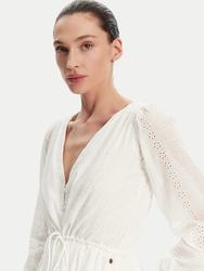Pepe Jeans dámske biele šaty Deepty - XS (808)