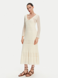 Pepe Jeans dámske krémové šaty Paulina - XS (808)