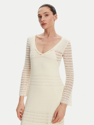 Pepe Jeans dámske krémové šaty Paulina - XS (808)