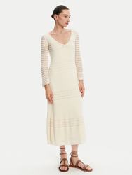 Pepe Jeans dámske krémové šaty Paulina - XS (808)