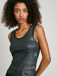 Pepe Jeans dámsky čierny top LACEY - XS (999)