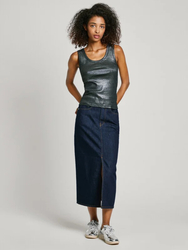 Pepe Jeans dámsky čierny top LACEY - XS (999)