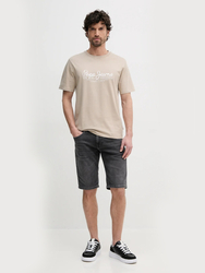 Pepe Jeans pánske béžové tričko Dumas - L (833)