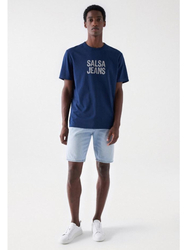 Salsa Jeans pánske tmavo modré tričko - L (820)