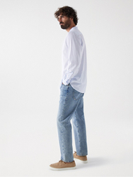 Salsa Jeans pánska svetlo modrá košeľa - M (810)