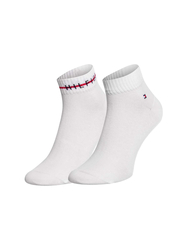 Tommy Hilgiher pánske biele ponožky 2pack - 39/42 (001)