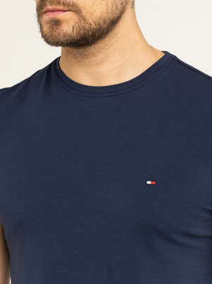 Tommy Hilfiger pánske tmavomodré tričko Stretch - S (416)