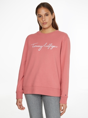 Tommy Hilfiger dámska ružová mikina - XS (T1A)