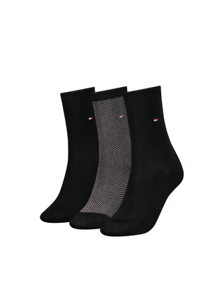 Tommy Hilfiger dámske ponožky 3pack - 35/38 (002)