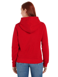 Tommy Jeans dámska červená mikina - XS (XNL)