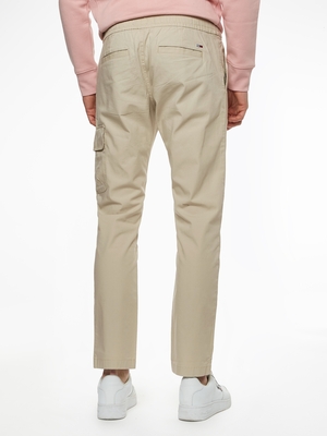 Tommy Jeans pánske béžové nohavice - L/R (ACM)