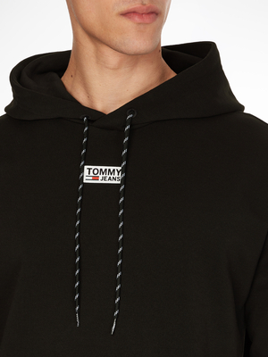 Tommy Jeans pánska čierna mikina Tiny - S (BDS)