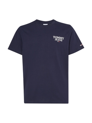 Tommy Jeans pánske tmavomodré tričko - M (C87)