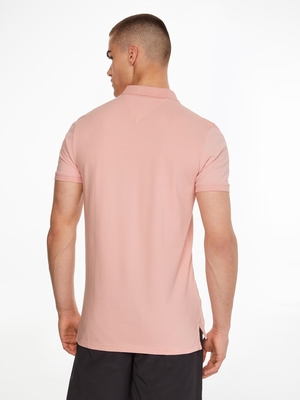 Tommy Jeans pánske ružové polo tričko - M (TH9)