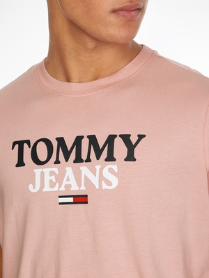 Tommy Jeans pánske ružové tričko - L (TH9)