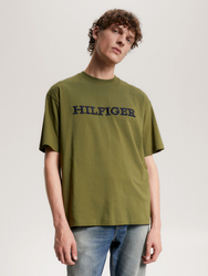 Tommy Hilfiger pánske khaki tričko - XL (MS2)