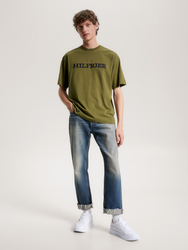 Tommy Hilfiger pánske khaki tričko - XL (MS2)