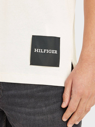 Tommy Hilfiger pánske krémové tričko - M (AC0)