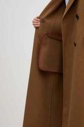 Tommy Hilfiger dámsky hnedý kabát - 36 (GWI)