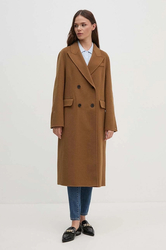 Tommy Hilfiger dámsky hnedý kabát - 36 (GWI)