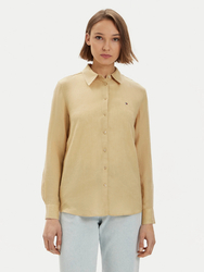 Tommy Hilfiger dámska béžová košeľa - 34 (ACR)