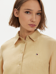 Tommy Hilfiger dámska béžová košeľa - 34 (ACR)