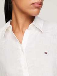 Tommy Hilfiger dámska biela košeľa - 36 (YBL)